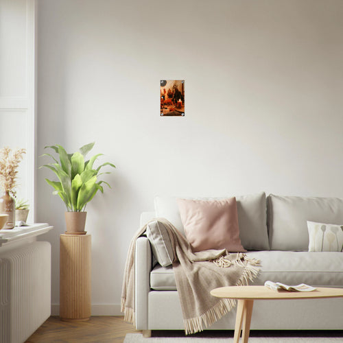 Framely personalised photo acrylic print, 20×30 cm, in a living room